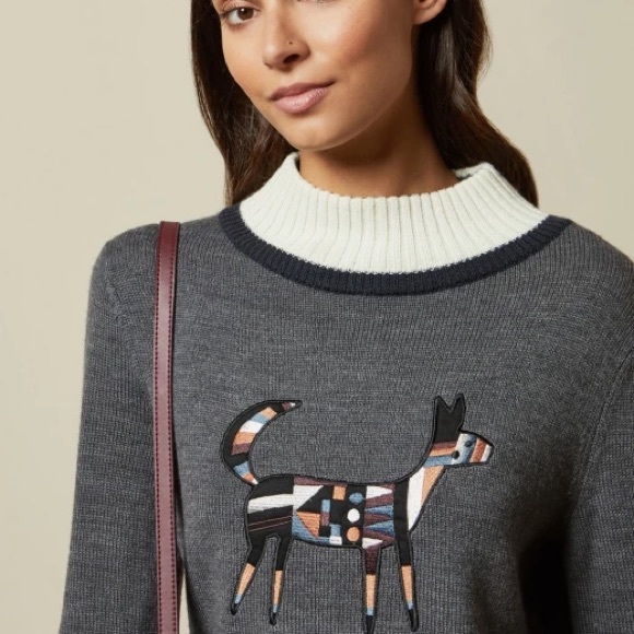 Ted Baker Wool Dog Sweater 